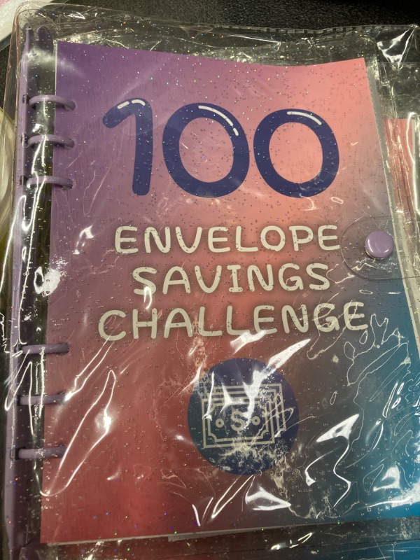 Photo 2 of 100 Envelopes Money Saving Challenge, Ann Bully 2024 Shiny Money Savings Challenges Book with Envelopes, 100 Day Challenge Money Saving Binder Envelope Savings Challenge Book for Budgeting Planner