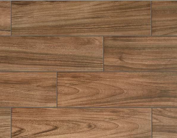 Photo 1 of Daltile
Baker Wood 6 in. x 24 in. Walnut Glazed Porcelain Floor and Wall Tile (14.55 sq. ft./Case)