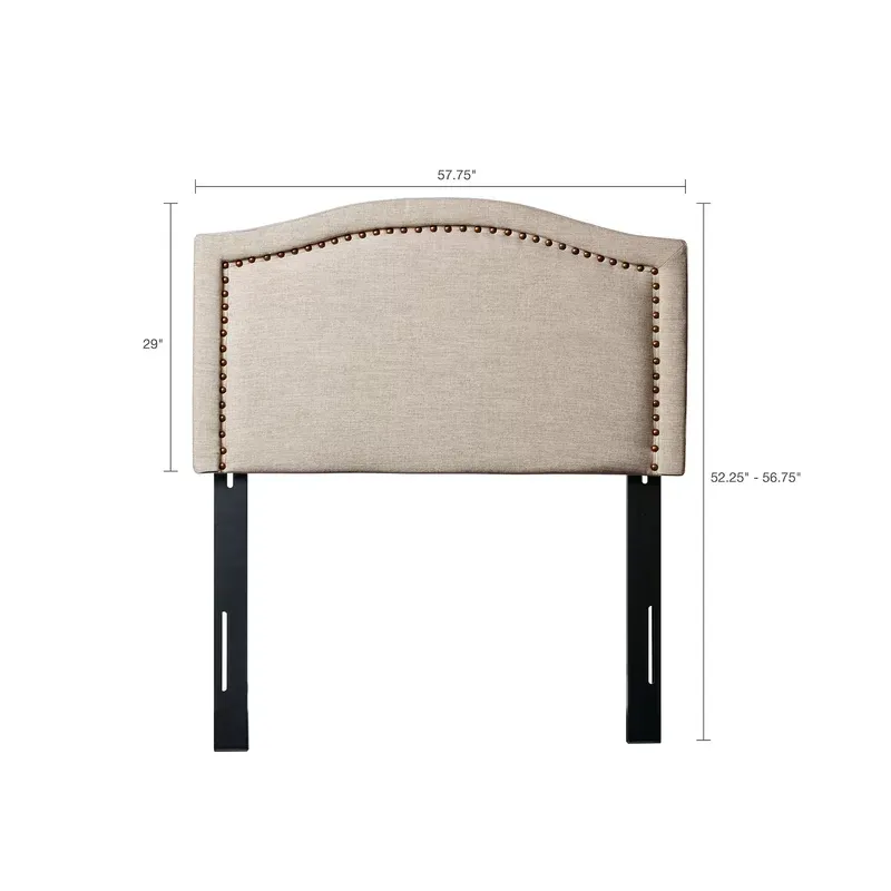 Photo 1 of ***(SLIGHTLY DIFFERENT)***
aouab glendale upholstered shelter HEADBOARD (KING)