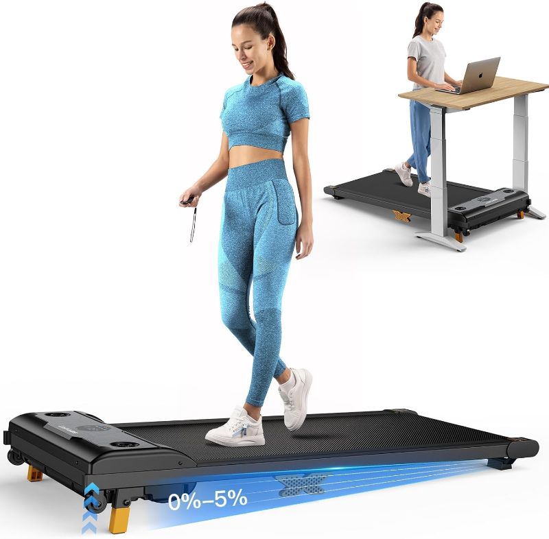 Photo 1 of ***(FACTORY SEALED)***
Walking Pad, Under Desk Treadmill with Incline, 3 in 1 Portable Walking Treadmill with Remote Control, LED Display, Hidden Safety Switch, Mini Walking Jogging Machine for Home Office