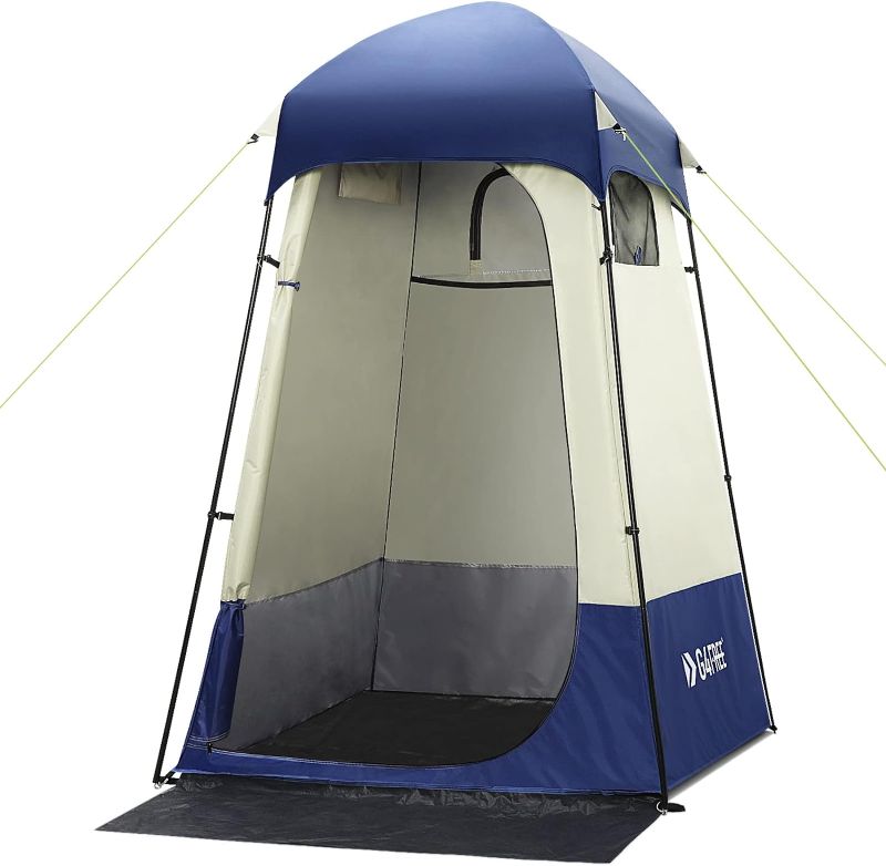 Photo 1 of G4Free Large Outdoor Privacy Shower Tent, 7.5FT Portable Camping Easy Set Up Deluxe Shelter Tent Dressing Changing Room with Carry Bag, Camp Toilet https://a.co/d/6Bpob4K