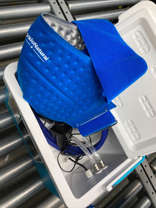 Photo 1 of Cold Therapy System with Large Shoulder Pad — for Post-Surgery Care, Rotator Cuff Tears, Swelling, Sprains, Inflammation, and Other Injuries — Wearable, Adjustable, Ergonomic — Cryotherapy Freeze Kit