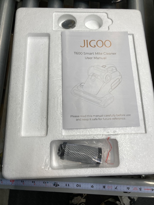 Photo 2 of JIGOO Mattress Vacuum Cleaner: T600 Pro Bed Vacuum Cleaner with UV-Light,700W 15Kpa Vacuum Suction Deep Cleaning Vacuum with Smart Dust Sensor for Sofa/Bed/Fabric Surface(Corded,Grey) https://a.co/d/8JCl7dm