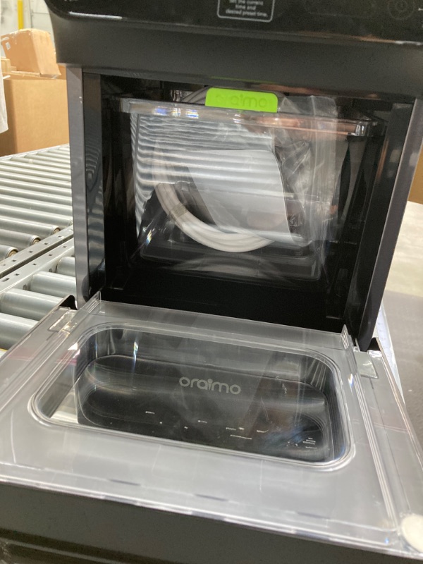 Photo 3 of Oraimo Nugget Ice Maker, Ice Makers Countertop, 33 lbs/Day, Time Preset on LED Display, Self-Cleaning & Auto Water Refill, Sonic Pebble Ice Machine
