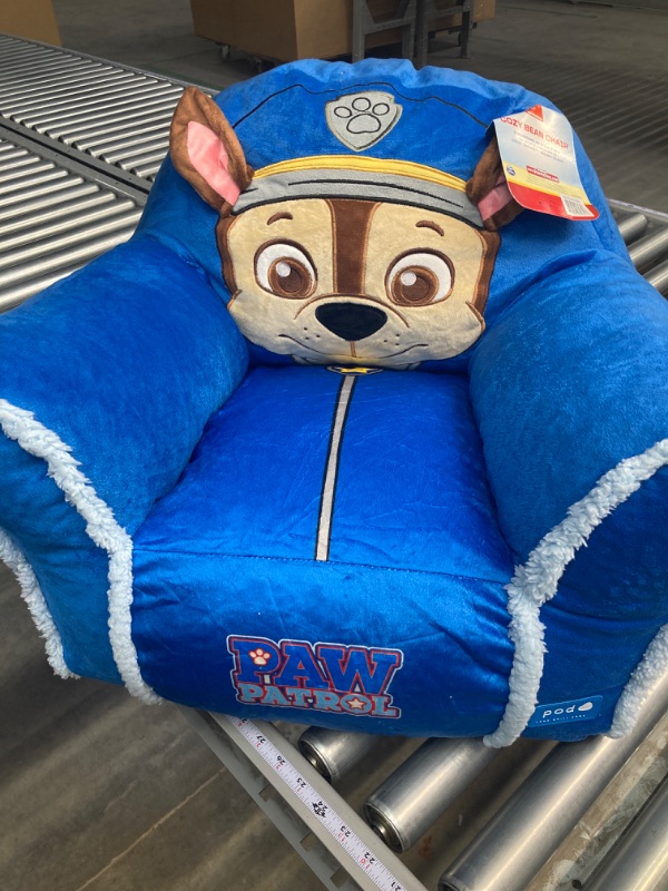 Photo 3 of Idea Nuova Paw Patrol Chase Bean Bag Sofa Chair Large