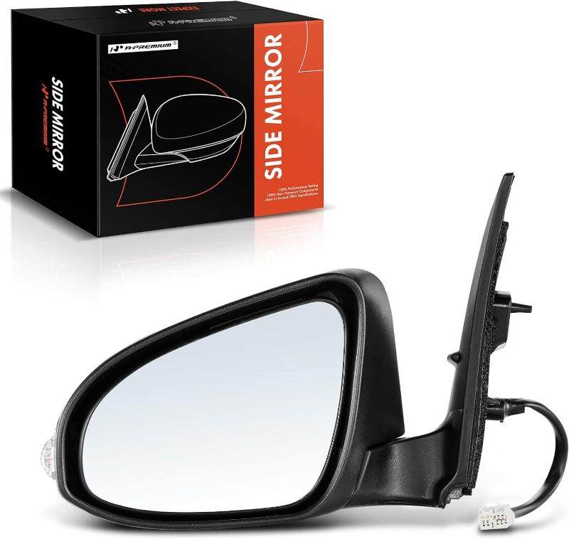 Photo 1 of A-Premium  Right Driver Side Power Door Mirror - Compatible with Toyota Corolla 2014-2019 