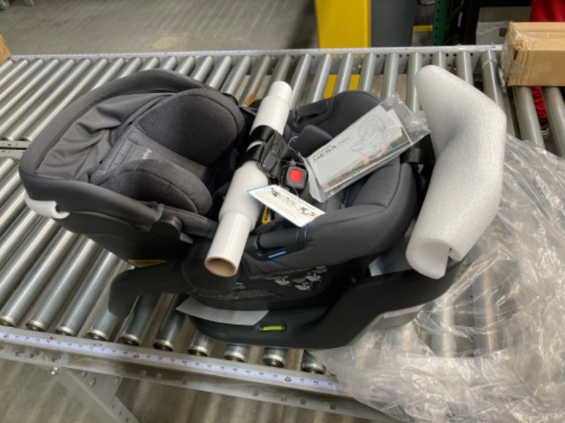 Photo 2 of UPPAbaby Mesa Max Infant Car Seat/Base with Load Leg and Robust Infant Insert Included/Innovative Safety Features + Simple Installation/Direct Stroller Attachment/Jake (Charcoal)
