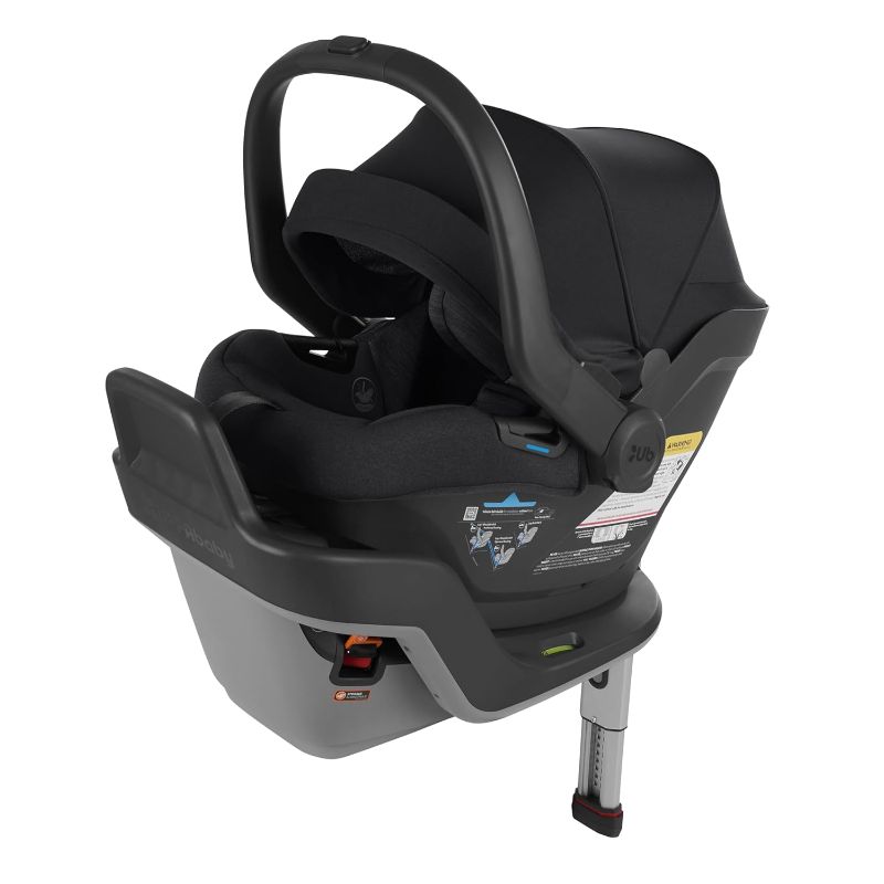 Photo 1 of UPPAbaby Mesa Max Infant Car Seat/Base with Load Leg and Robust Infant Insert Included/Innovative Safety Features + Simple Installation/Direct Stroller Attachment/Jake (Charcoal)
