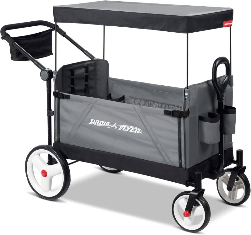 Photo 1 of Radio Flyer City Luxe Stroll ‘N Wagon - Amazon Exclusive, Grey
