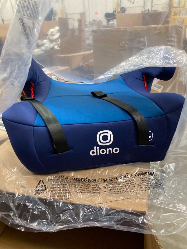 Photo 2 of Diono Solana 2 No Latch, XL Lightweight Backless Belt-Positioning Booster Car Seat, 8 Years 1 Booster Seat, Blue