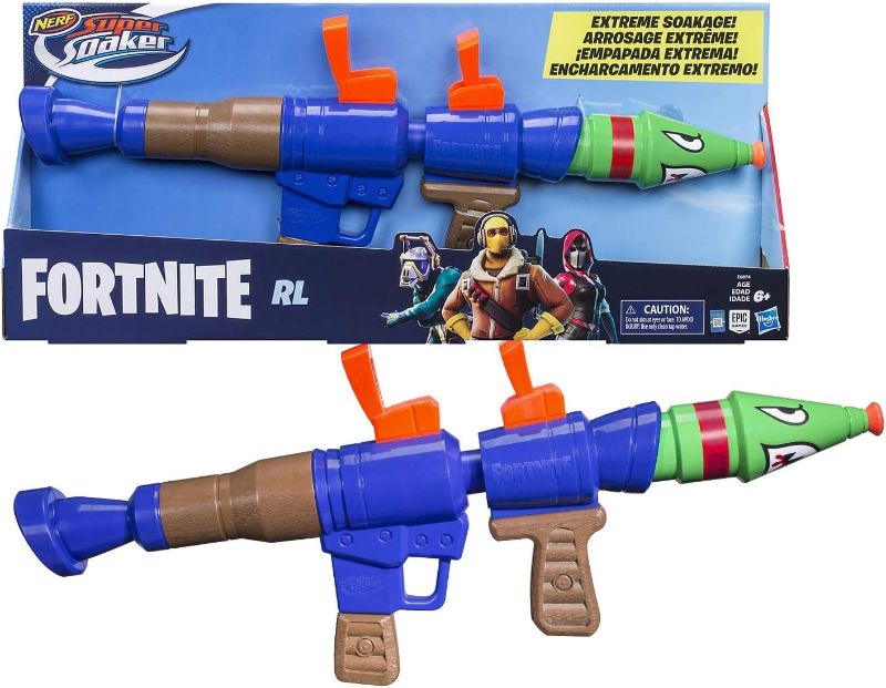 Photo 1 of NERF Fortnite RL Nerf Super Soaker Water Blaster Toy - Extreme Soakage - 6.7 Fluid Ounce Capacity - for Kids, Teens, Adults