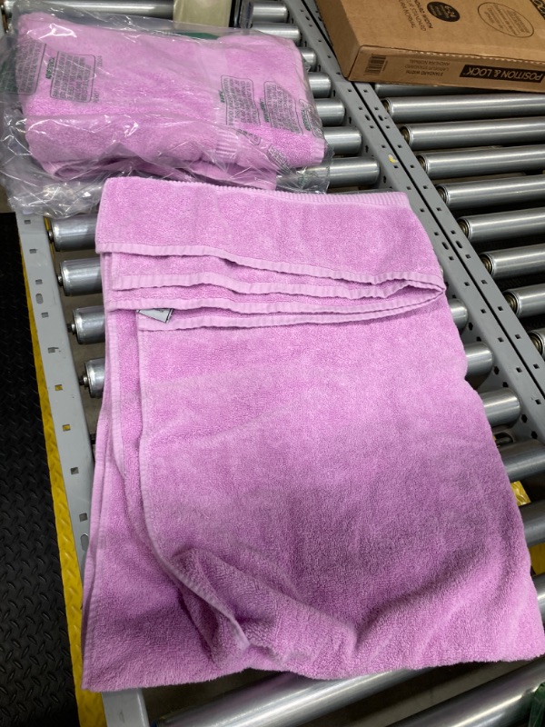 Photo 1 of 2 pack Purple Towels