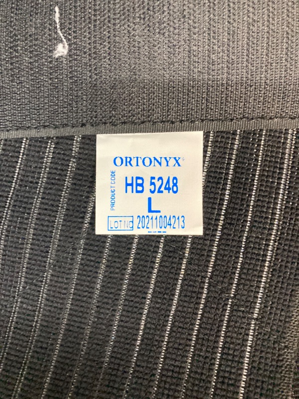 Photo 3 of ORTONYX Full Back Support Brace with Removable Dorso-Lumbar Pad - Upper and Lower Back Pain Relief, Thoracic Kyphosis, Rounded Shoulders, Posture Correction/L Large (Pack of 1) Black