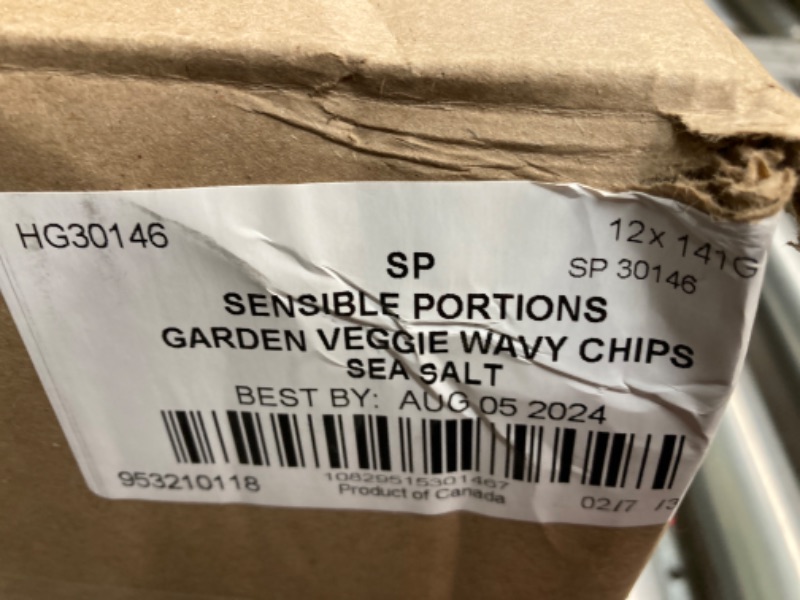 Photo 3 of *** MISSING BAGS *** Sensible Portions Chip Veggie Sea Salt x 4