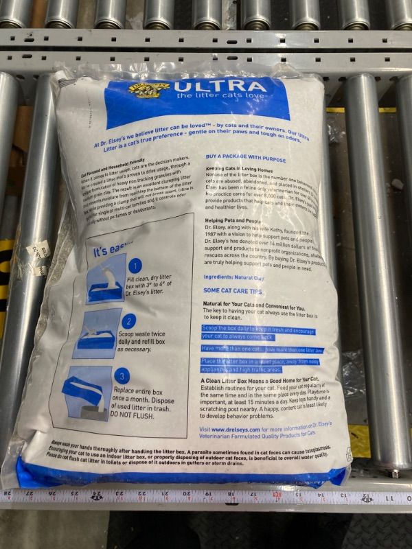 Photo 1 of *** EXPIRATION 3/7/24*** Dr. Elsey’s Premium Clumping Cat Litter - Ultra - 99.9% Dust-Free, Low Tracking, Hard Clumping, Superior Odor Control, Unscented & Natural Ingredients 40 lb