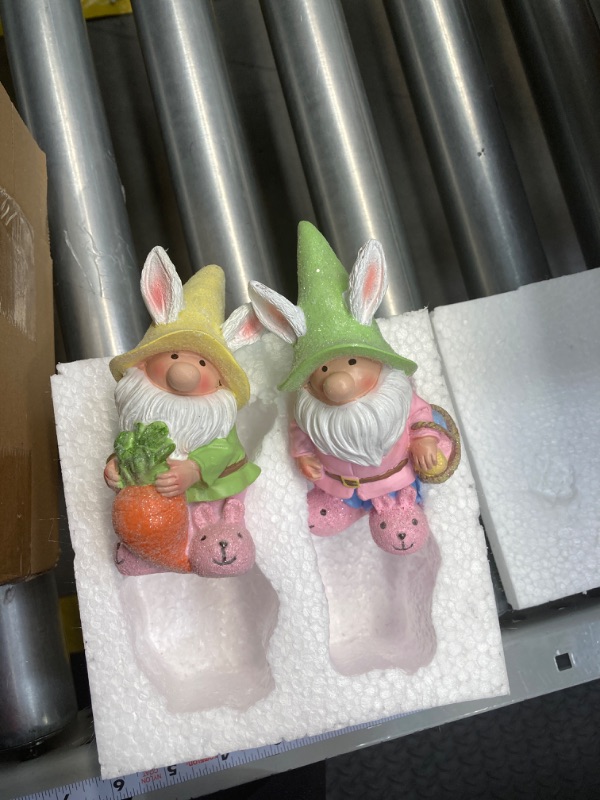 Photo 1 of 2PCS Easter Gnomes with Bunny Ears
