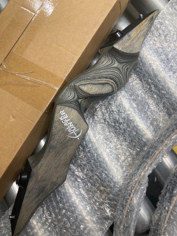 Photo 1 of Black Hunter Takedown Recurve Bow Right and Left Handed 60 inch 25-60lb,Hunting Bow for Adults and Teens Beginners to Advanced Outdoor Practice left-30