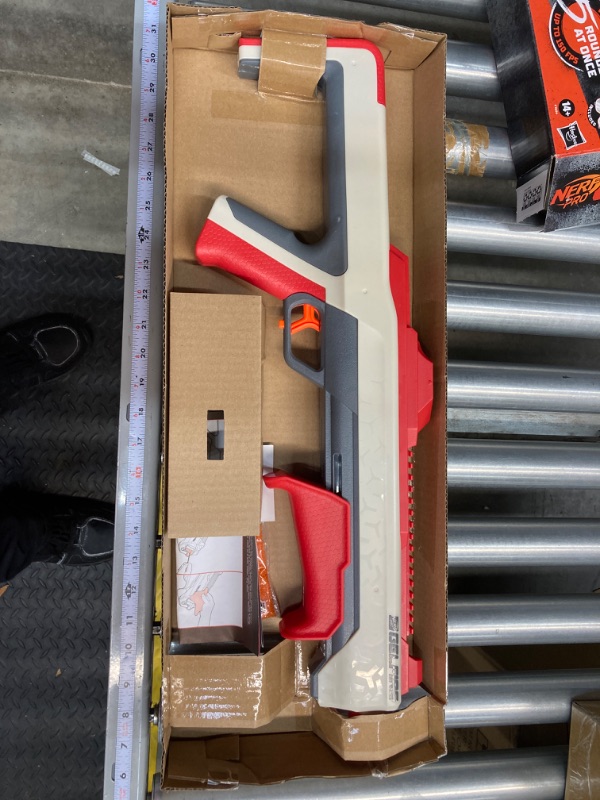 Photo 2 of *** MISSING PIECES *** Nerf Pro Gelfire Raid Blaster, Fire 5 Rounds at Once, 10,000 Gel Rounds, 800 Round Hopper, Eyewear, Toys for Teens Ages 14 & Up