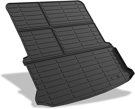 Photo 1 of GINOWY®-Cargo Liner for Toyota Grand Highlander 2024, All Weather Grand Highlander 2024 Trunk Mat, Cargo Mat for Grand Highlander 2024 Dimensions 3"L x 3"W x 22"T