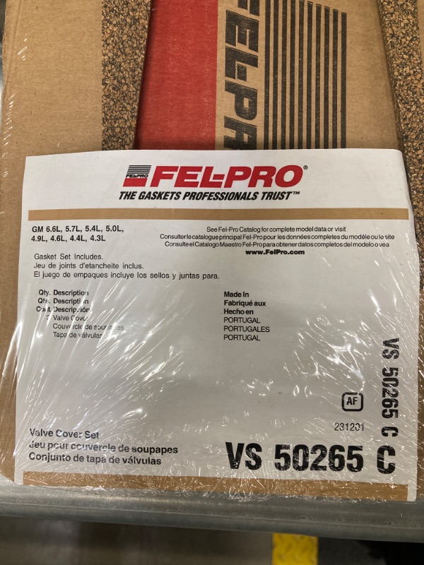 Photo 2 of FEL-PRO VS 50265 C Valve Cover Gasket Set