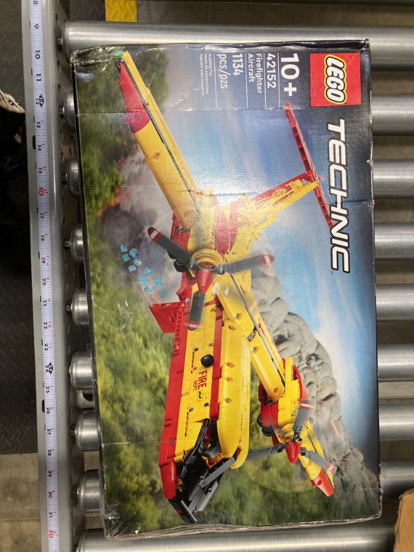 Photo 4 of LEGO Technic Firefighter Aircraft Building Toy, Model Airplane Set 42152, with Authentic Fire Rescue Details, Engineering Fire Plane Fun for Boys, Girls, and Kids Ages 10+ Years Old, Airplane Gift