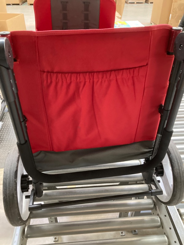 Photo 4 of Radio Flyer Convertible Stroll 'N Wagon, Red