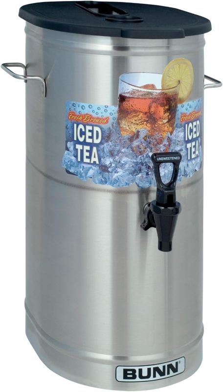 Photo 3 of BUNN TDO-4 Commercial Iced Tea Dispenser w/Solid Lid, Oval