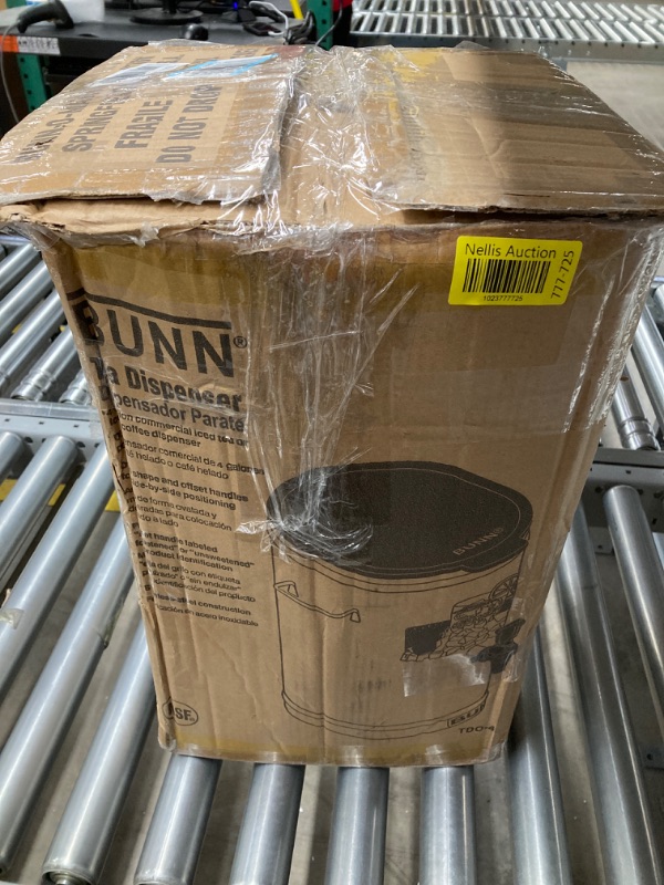 Photo 1 of BUNN TDO-4 Commercial Iced Tea Dispenser w/Solid Lid, Oval