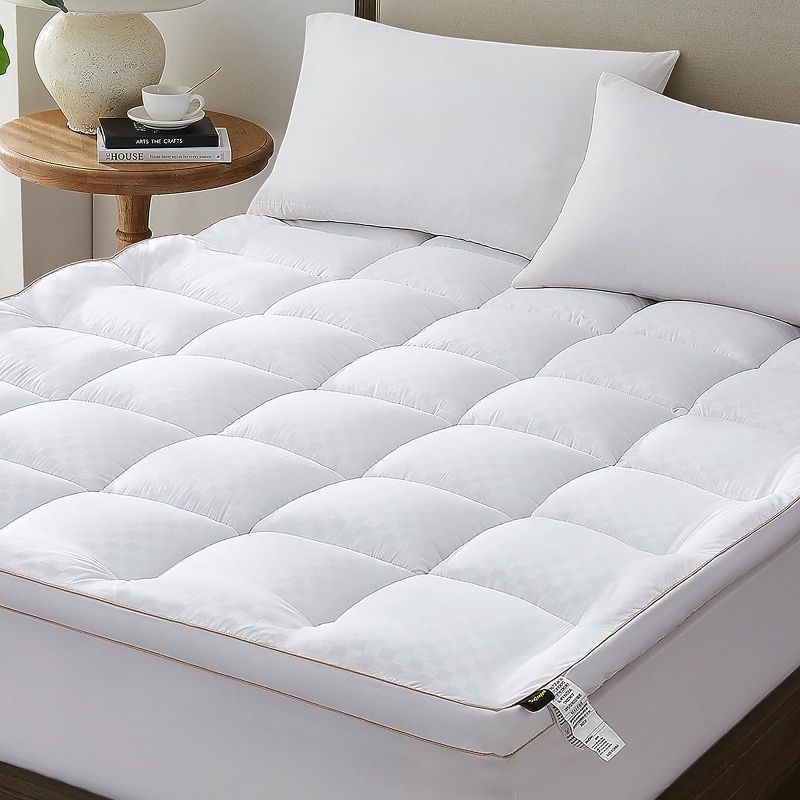 Photo 1 of  Mattress Pad Twin Size - Extra Thick Mattress Cover 