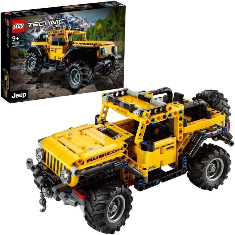 Photo 2 of LEGO Technic Jeep Wrangler 4x4 Toy Car 42122 Model Building Kit - All Terrain Off Roader SUV Set, Authentic and Functional Design, STEM Birthday Gift Idea for Kids, Boys, and Girls Ages 9+