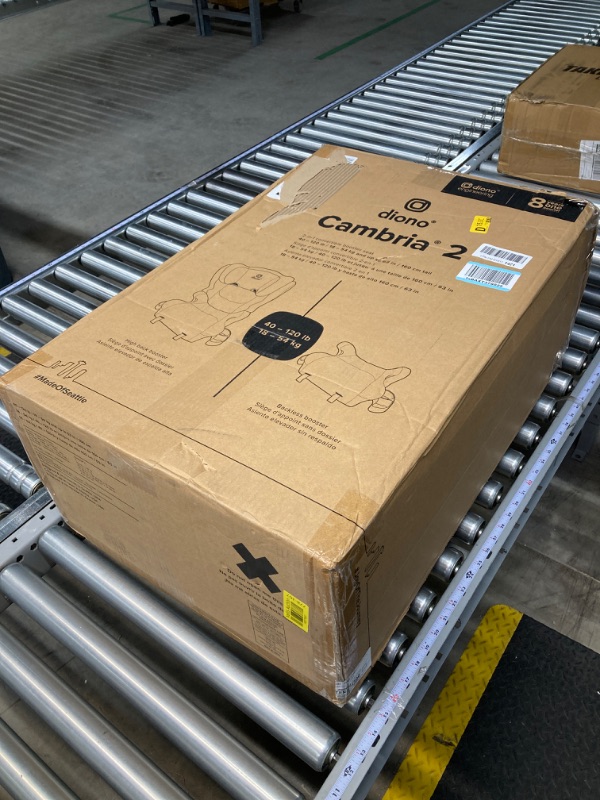 Photo 1 of Diono Cambria 2 XL 2022, Dual Latch Connectors, 2-in-1 Belt Positioning Booster Seat, High-Back to Backless Booster with Space and Room to Grow, 8 Years 1 Booster Seat, Blue NEW! Blue