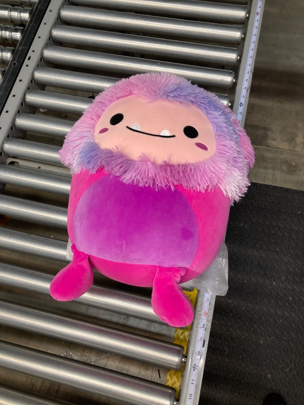 Photo 2 of Squishmallows 14" Woxie Magenta Bigfoot with Hair