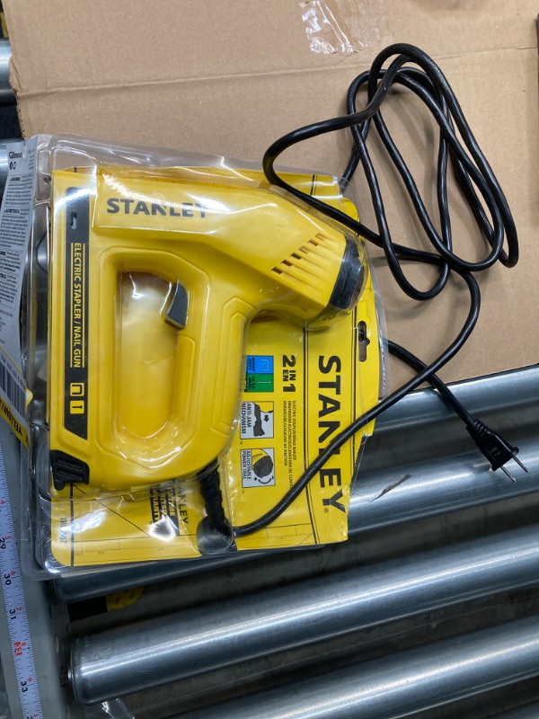 Photo 2 of STANLEY Nail Gun, Electric Staple, 1/2-Inch, 9/16-Inch and 5/8-Inch Brads (TRE550Z)