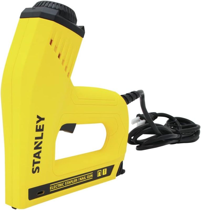 Photo 1 of STANLEY Nail Gun, Electric Staple, 1/2-Inch, 9/16-Inch and 5/8-Inch Brads (TRE550Z)