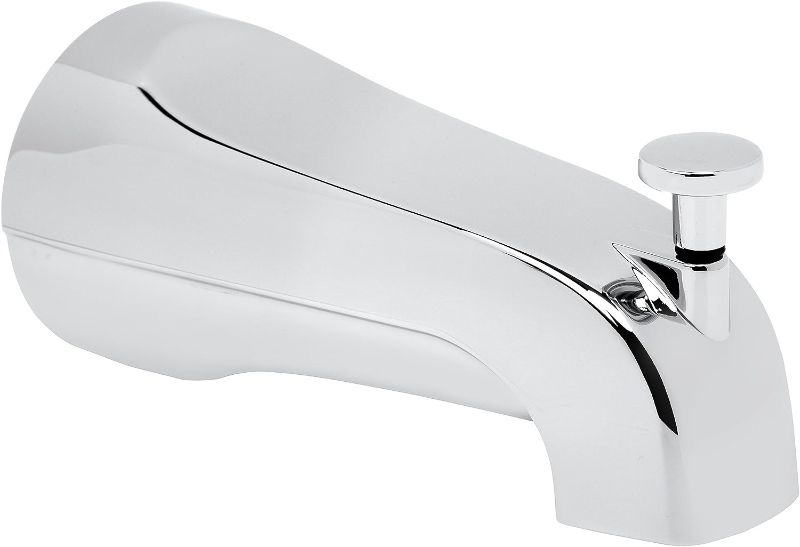 Photo 1 of Bath Slip-On Diverter Tub Spout, 4 in, Polished Chrome (For 1/2" copper water tube)