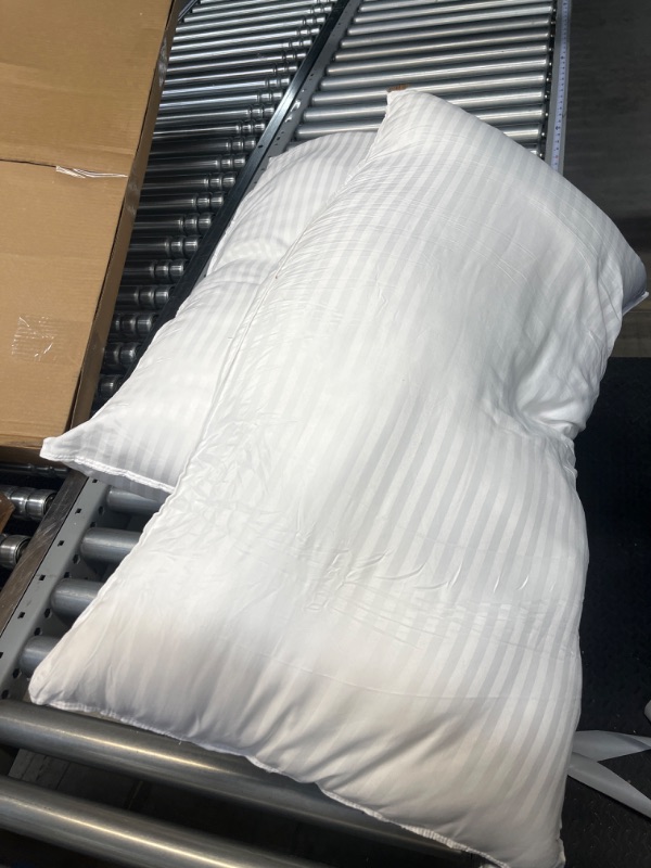 Photo 1 of Basic Beyond King Size Bed Pillow - 2 Pack Hotel Collection Super Soft Down Alternative Pillow for Sleeping, 20x36 Inches
