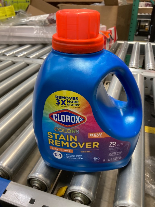 Photo 2 of Clorox 2 for Colors - Stain Remover and Color Brightener, 88 Ounces (Packaging May Vary) Concentrated 88 Fl Oz (Pack of 1)