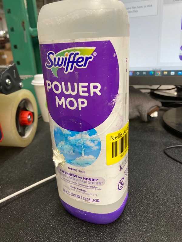 Photo 2 of Swiffer Power Mop Cleaning Solution, Fresh Scent, 0.75L