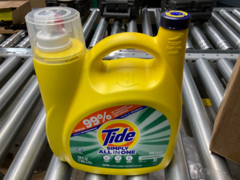 Photo 1 of 2 Tide Simply Clean & Fresh Liquid Laundry Detergent, Daybreak Fresh, 89 loads 128 fl oz
