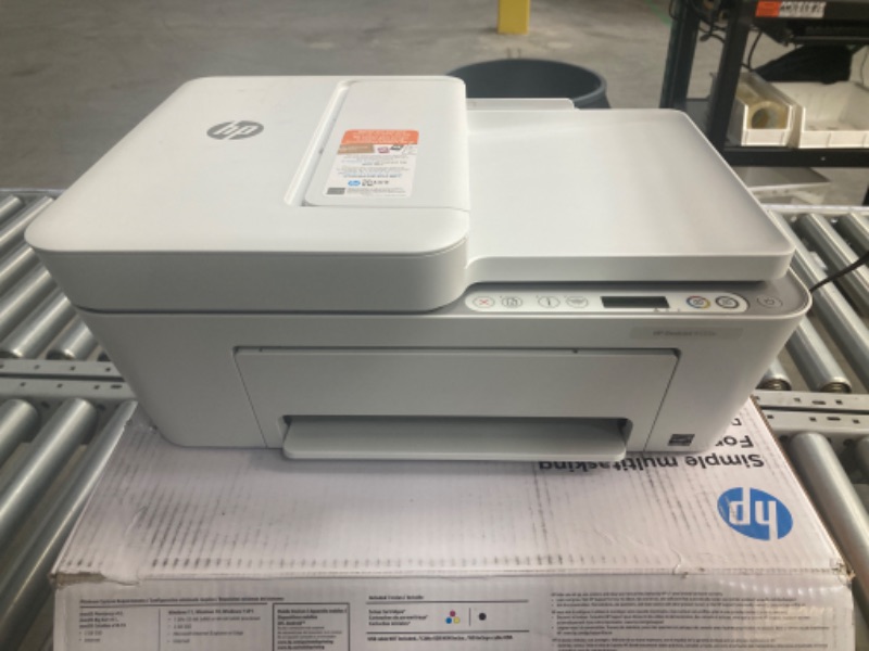 Photo 1 of HP DeskJet 4155e Wireless Color All-in-One Printer 