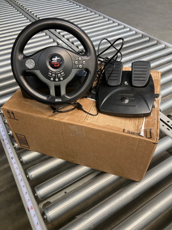 Photo 1 of Superdrive - Racing Steering Wheel Driving Wheel SV200 with pedals and shift paddles for Nintendo Switch - PS4 - Xbox One - PC
