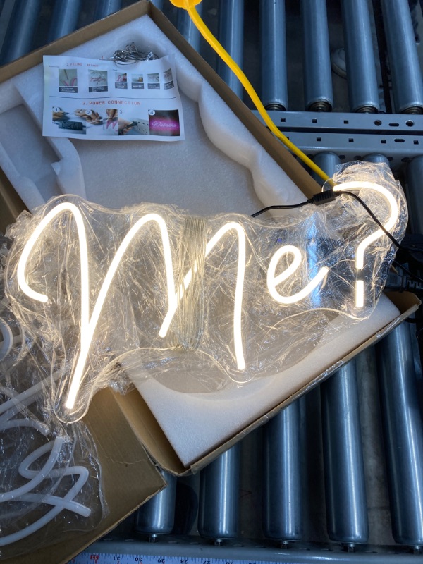 Photo 5 of Will You Marry Me ? Led Neon Light Sign Hanging Proposal Wedding Party Wall Sign Decor Engagement Valentines Day Girlfriend Bridal Shower Gifts 
4pc sign  Warm will you marry me