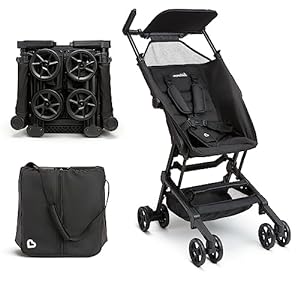 Photo 1 of Munchkin Sparrow Ultra Compact Lightweight Travel Stroller for Babies & Toddlers, Black