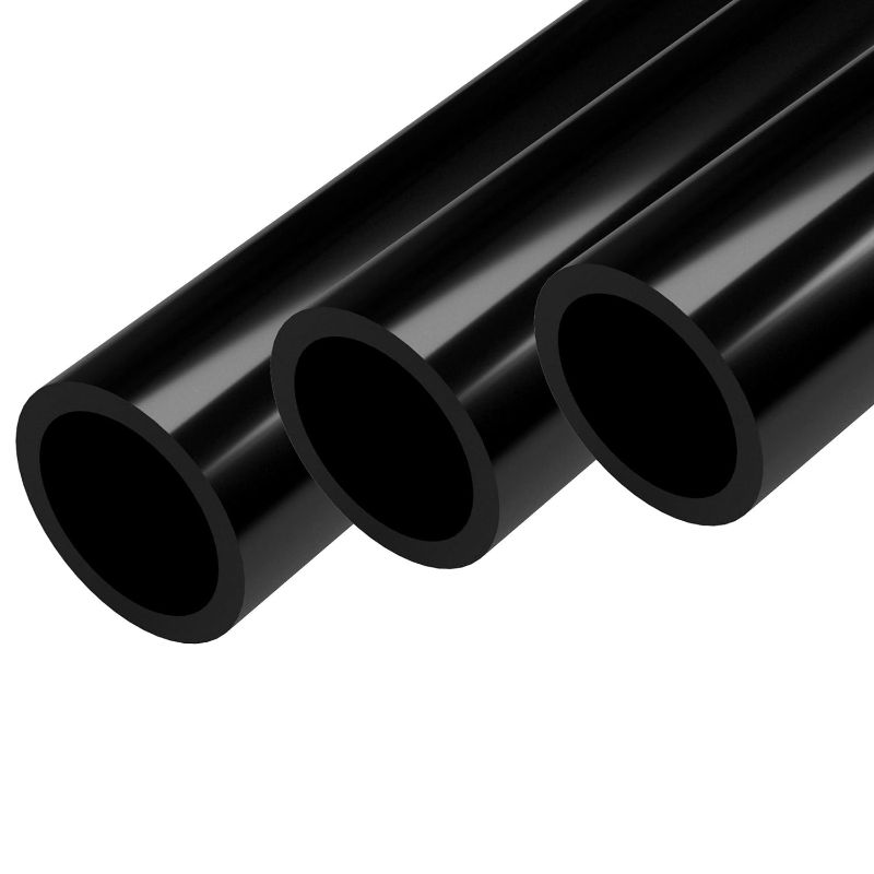 Photo 1 of FORMUFIT Furniture Grade PVC Pipe, 40", 1" Size, Black (16 pk) (P001FGP-BK-40x3)