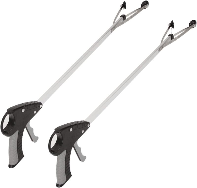 Photo 1 of 
Vive Suction Cup Grabber Reacher 32" (2 Pack) - Elderly Grab It Reaching Pickup Tool Heavy Duty for Seniors - Trash, Sticks, Litter Picker Upper - Extra...