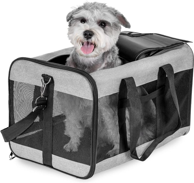 Photo 1 of 
Conlun Dog Carrier Soft Sided, Large Cat Carrier with Inner Safety Leash, Pet Transport Carrier for Large Cats and Medium Dogs up to 20 Lbs, Collapsible...