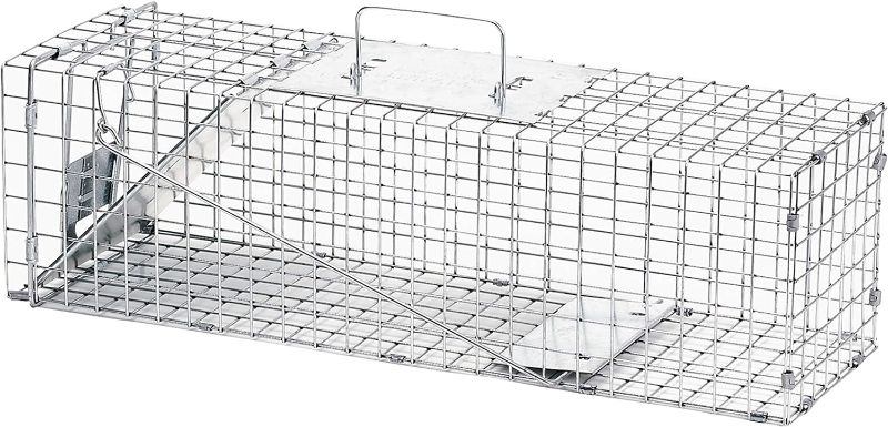 Photo 1 of 
Havahart 1078SR Medium Professional Style 1-Door Humane Catch and Release Animal Trap for Rabbit, Skunk, Mink, and Squirrel