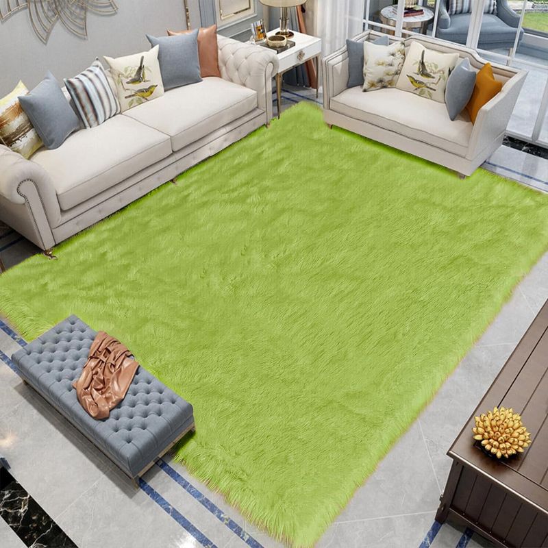 Photo 3 of 
Latepis Olive Grass Green Area Rugs 8x10 for Living Room Shag Rug Faux Sheepskin Fur Rug Washable Rug Soft Plush Rug for Nursery Office Entertainment Room...