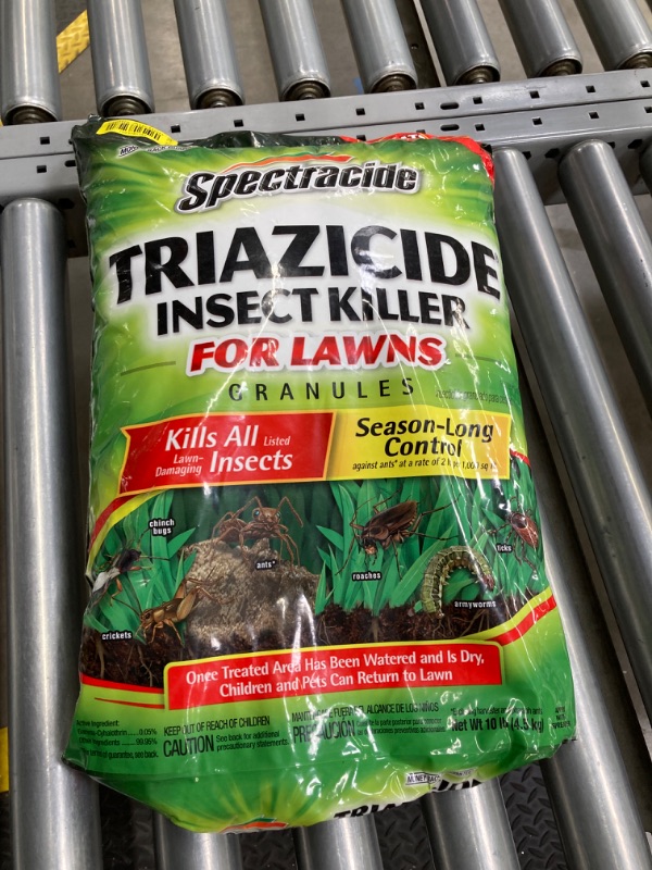Photo 2 of Spectracide Triazicide Insect Killer For Lawns Granules, 10 Pounds, Kills Lawn-Damaging Insects