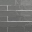 Photo 1 of Citylights Graphite 4 in. x 12 in. Glossy Ceramic Subway Wall Tile (9.69 sq. ft./Case)
